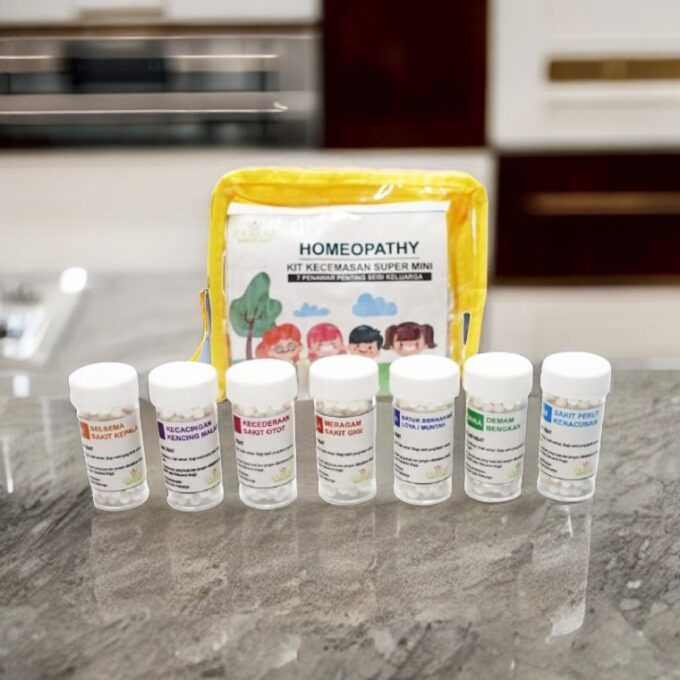 1 Set Kit Kecemasan Homeopathy Supermini Kit