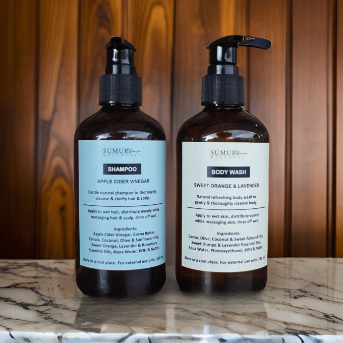 Combo Body Wash + Shampoo