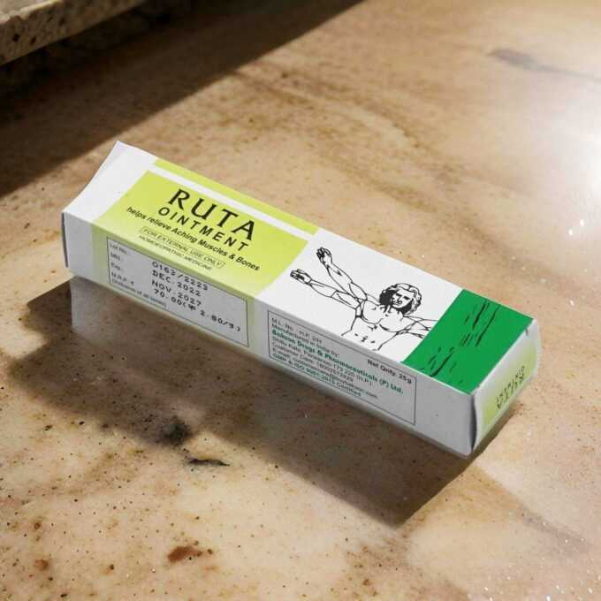 Ruta Ointment - Relieving Aching Muscles & Bones