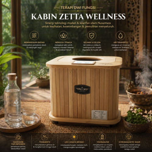 Kabin Zetta Wellness - Sinergi Teknologi Gelombang diganding dengan Konsep Kearifan Nusantara