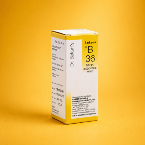 Dr. Bakshi's #B36 - untuk gejala gangguan endokrin pada lelaki