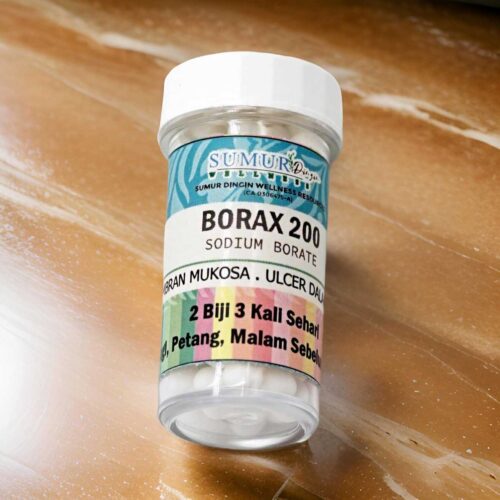 Borax 200 - Membran Mukosa, Ulcer dalam Mulut