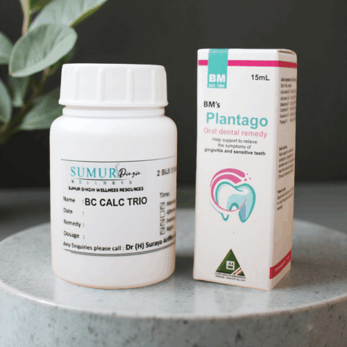 Kombo Untuk Masalah Gigi dan Gusi Sensitif - Calcaria Trio & Plantago Oral Dental Remedy