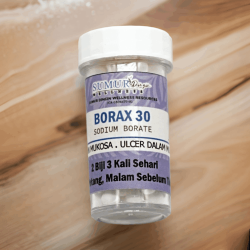 Borax 30 - Membran Mukosa, Ulcer dalam Mulut